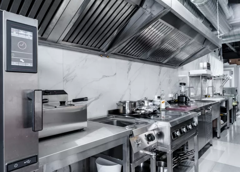 grootkeuken met ventilatie