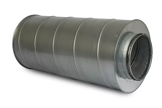 ronde geluiddemper ventilatie